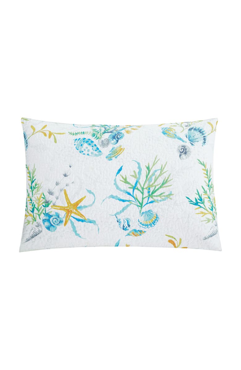 C&F Home Marlowe Sound Coastal Beach Cotton Quilt Set  - Reversible and Machine Washable, Alternate, color, White