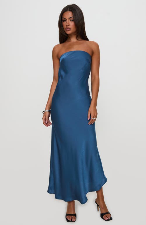 PRINCESS POLLY PRINCESS POLLY HALEY STRAPLESS SATIN MAXI DRESS