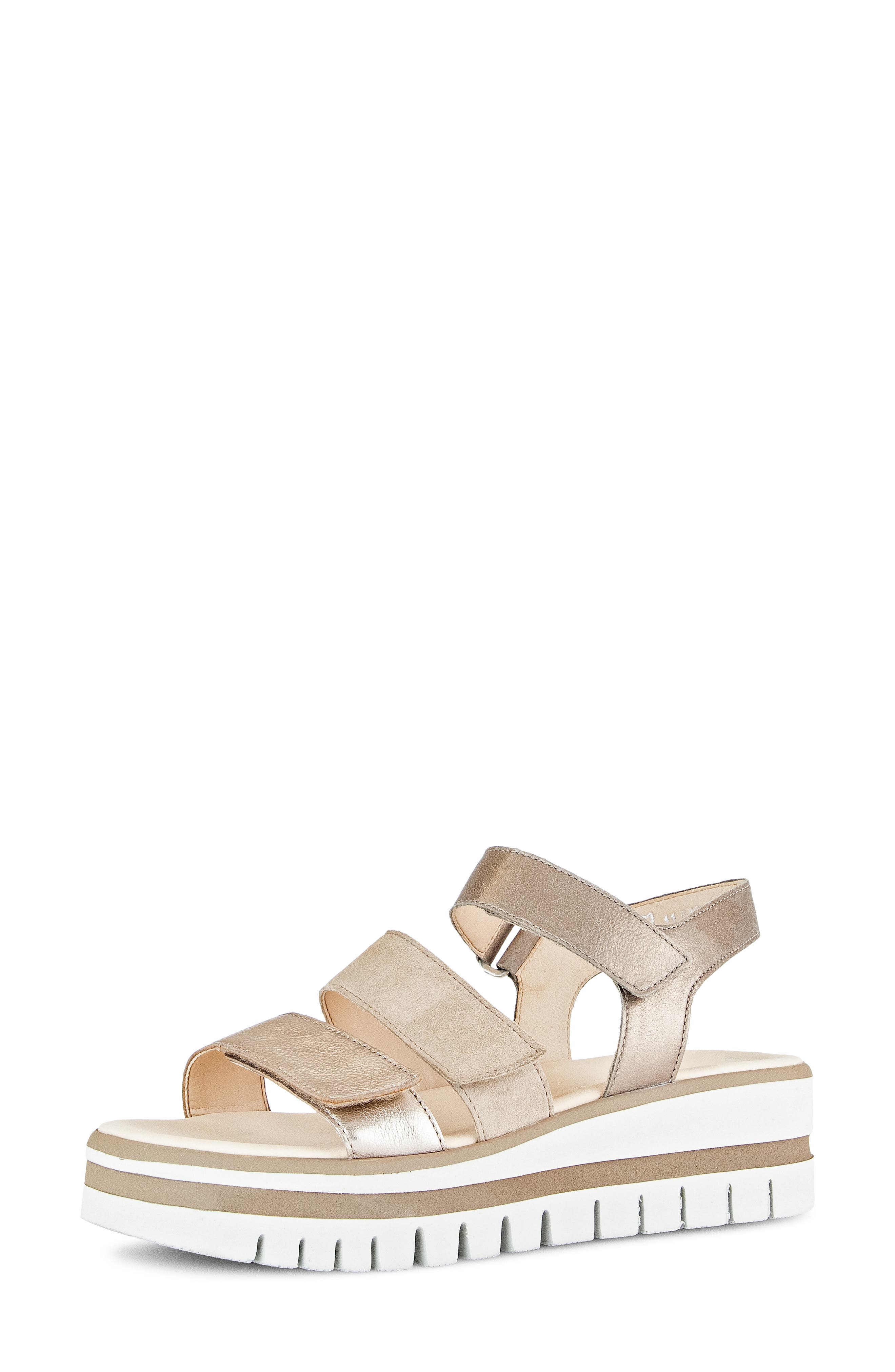Gabor Strappy Wedge Sandal, Main, color, 