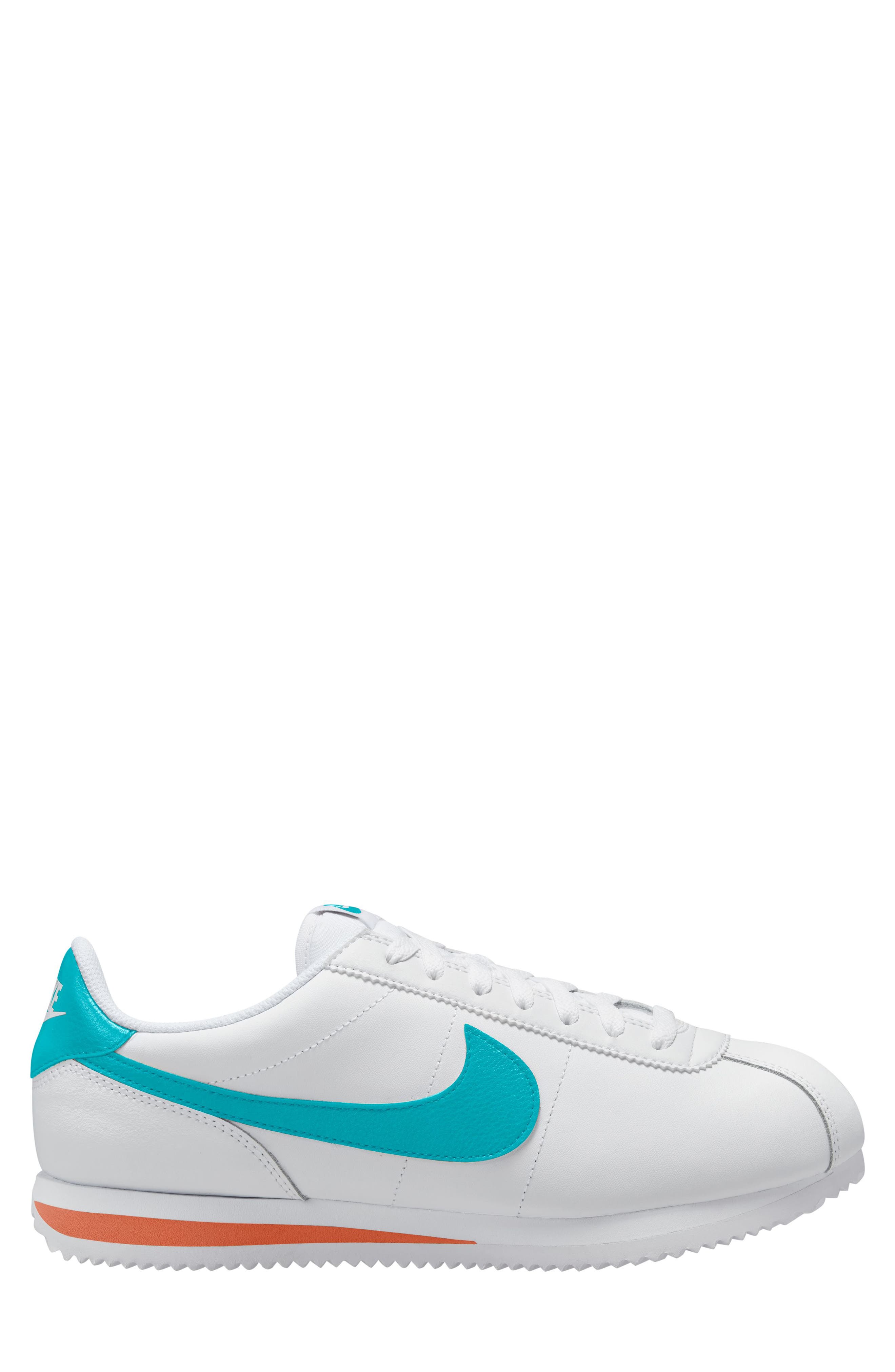 Cortez Sneaker, Main, color, WHITE/ DUSTY CACTUS/ CLAY