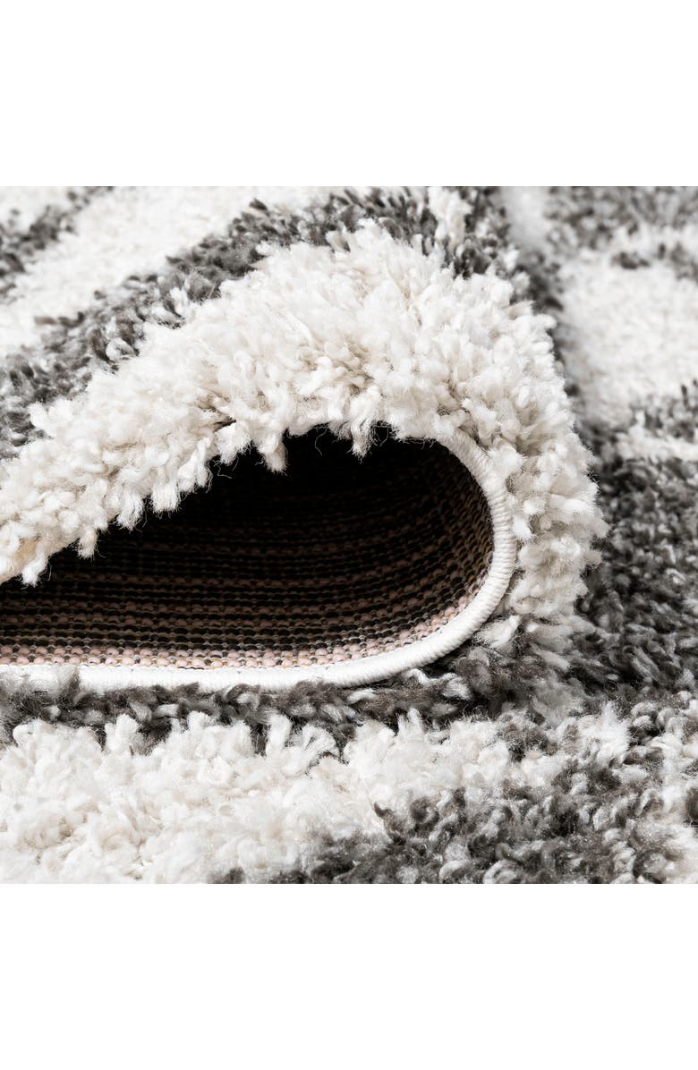 JONATHAN Y Alcudia Geometric Shag Area Rug, Alternate, color, Beige/Dark Gray