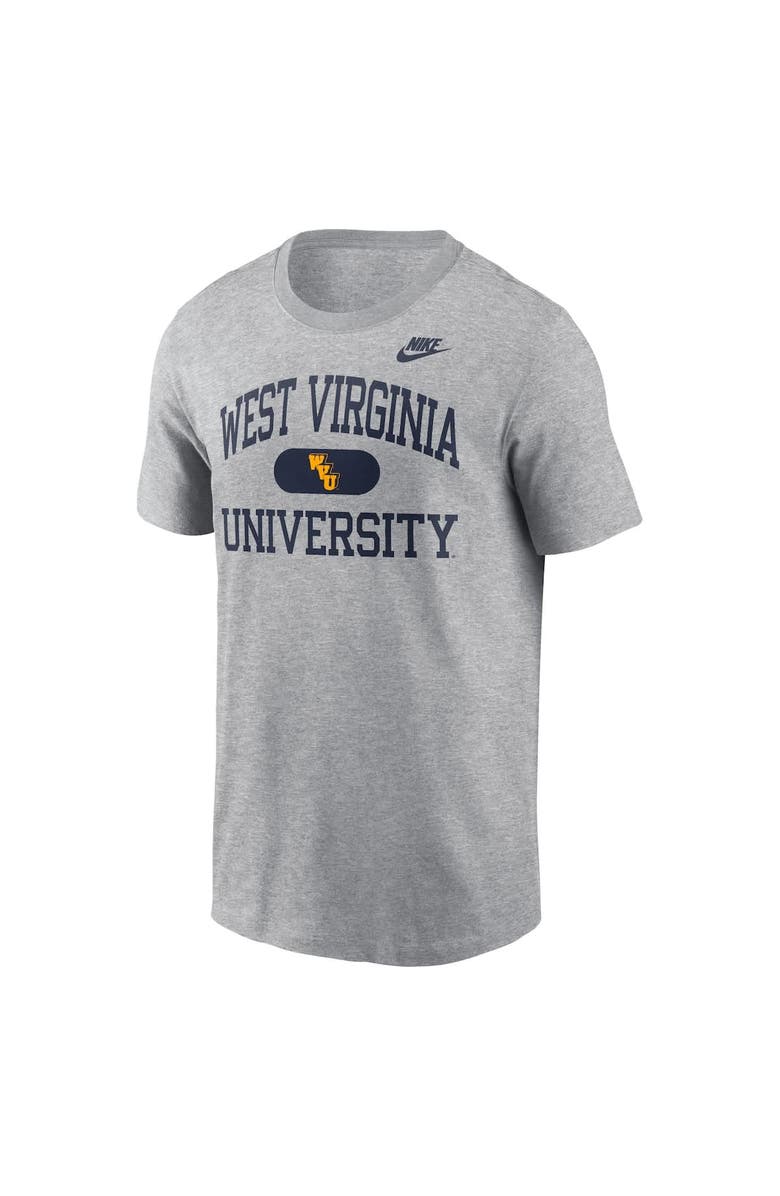 Nike Men's Nike Heather Gray West Virginia Mountaineers Legacy Alma Mater T-Shirt, Alternate, color, 