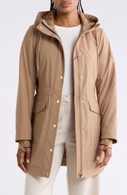 Tommy Hilfiger Water Repellent Hooded A-Line Jacket
