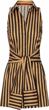 SIMONMILLER Inna Sleeveless Poplin Mini Dress