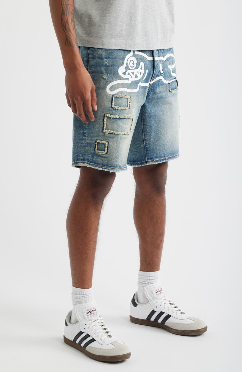 ICECREAM Returner Denim Shorts, Alternate, color, Chocolate Chip