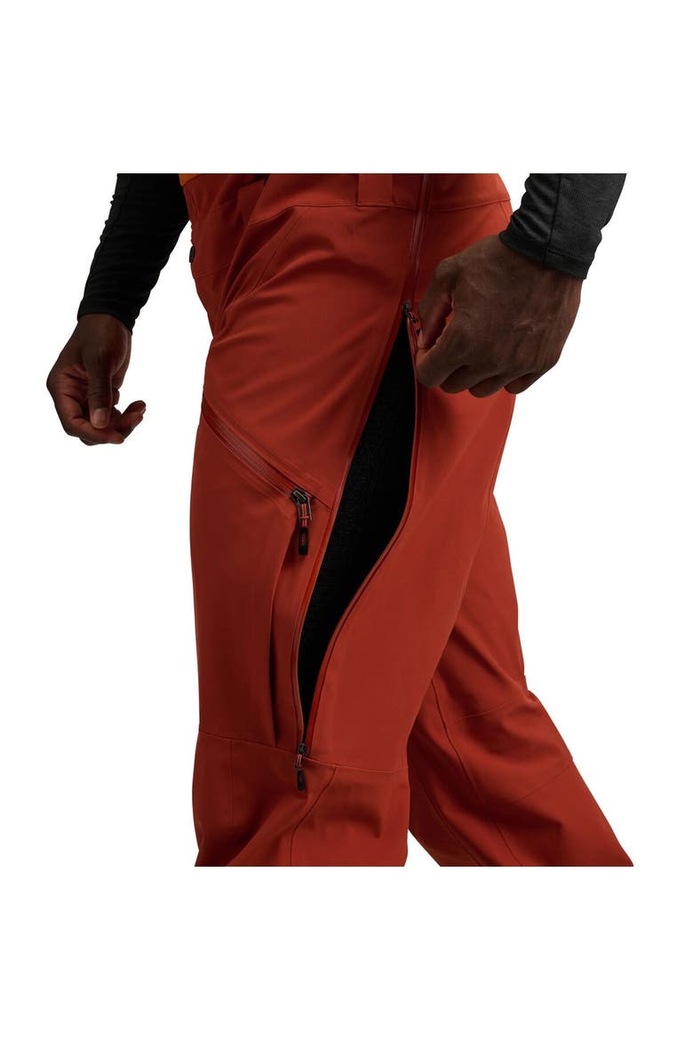 Recon Stretch Bib Pant - Men's, Alternate, color, Saffron/Burnt Sienna