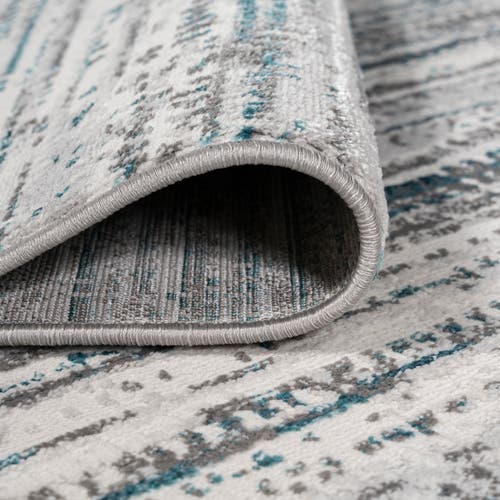 Jonathan Y Lotus Modern Persian Floral Area Rug In Gray/turquoise