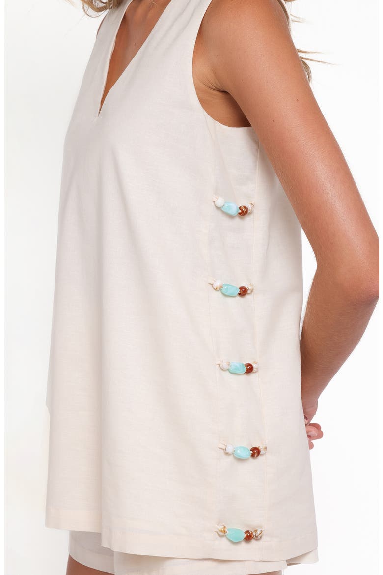 Kelsey Tunic & Shorts Set, Alternate, color, CREAM