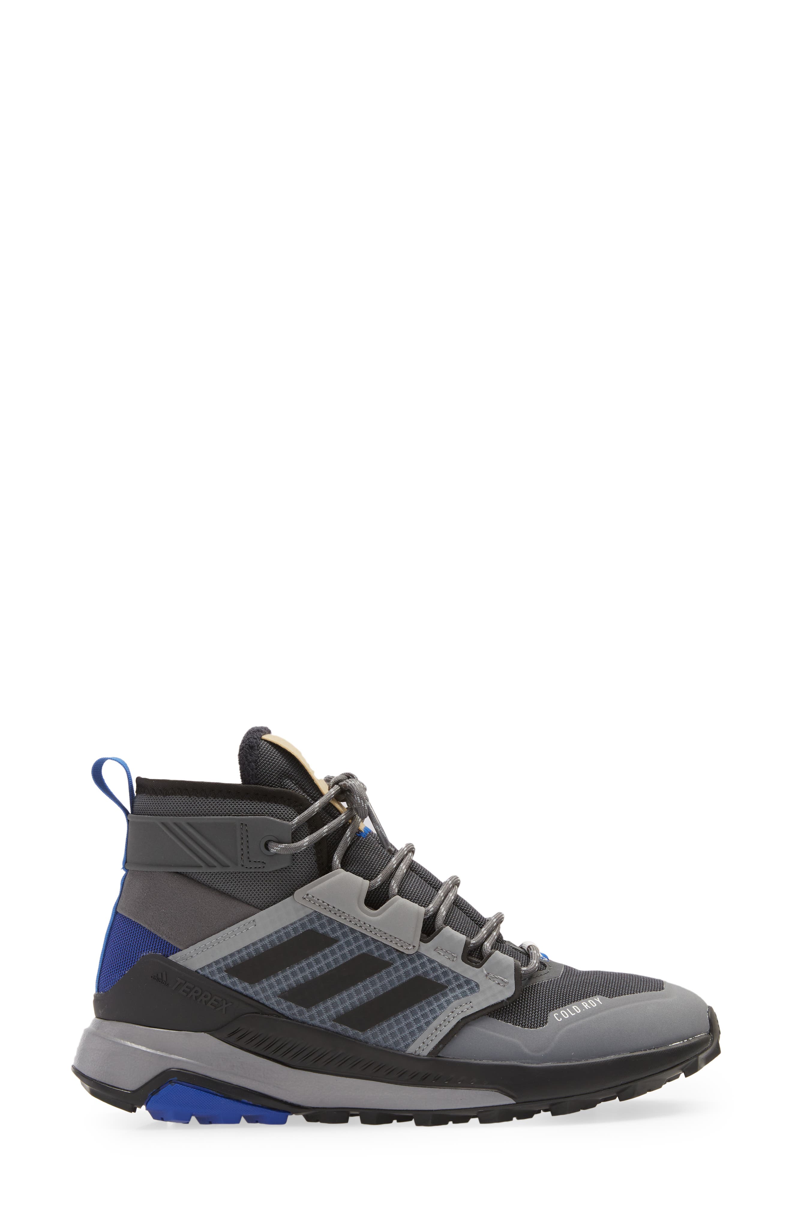 Terrex Free Parley Trail Hiking Boot, Alternate, color, GREY/ BLACK