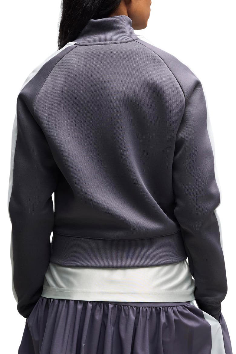 T7 Always On Short Track Jacket, Alternate, color, INKY DEPTHS/ CREME DE MINT