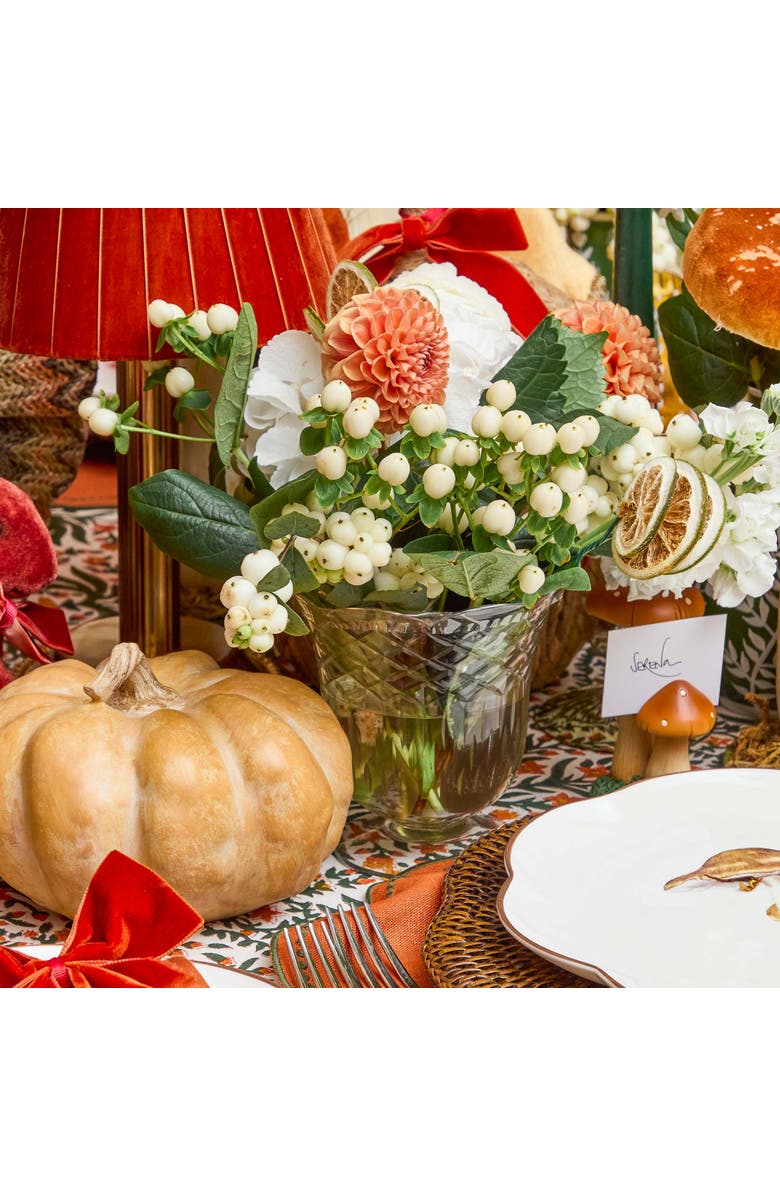 Mrs. Alice Scalloped Engraved Glass Vase, Alternate, color, Clear