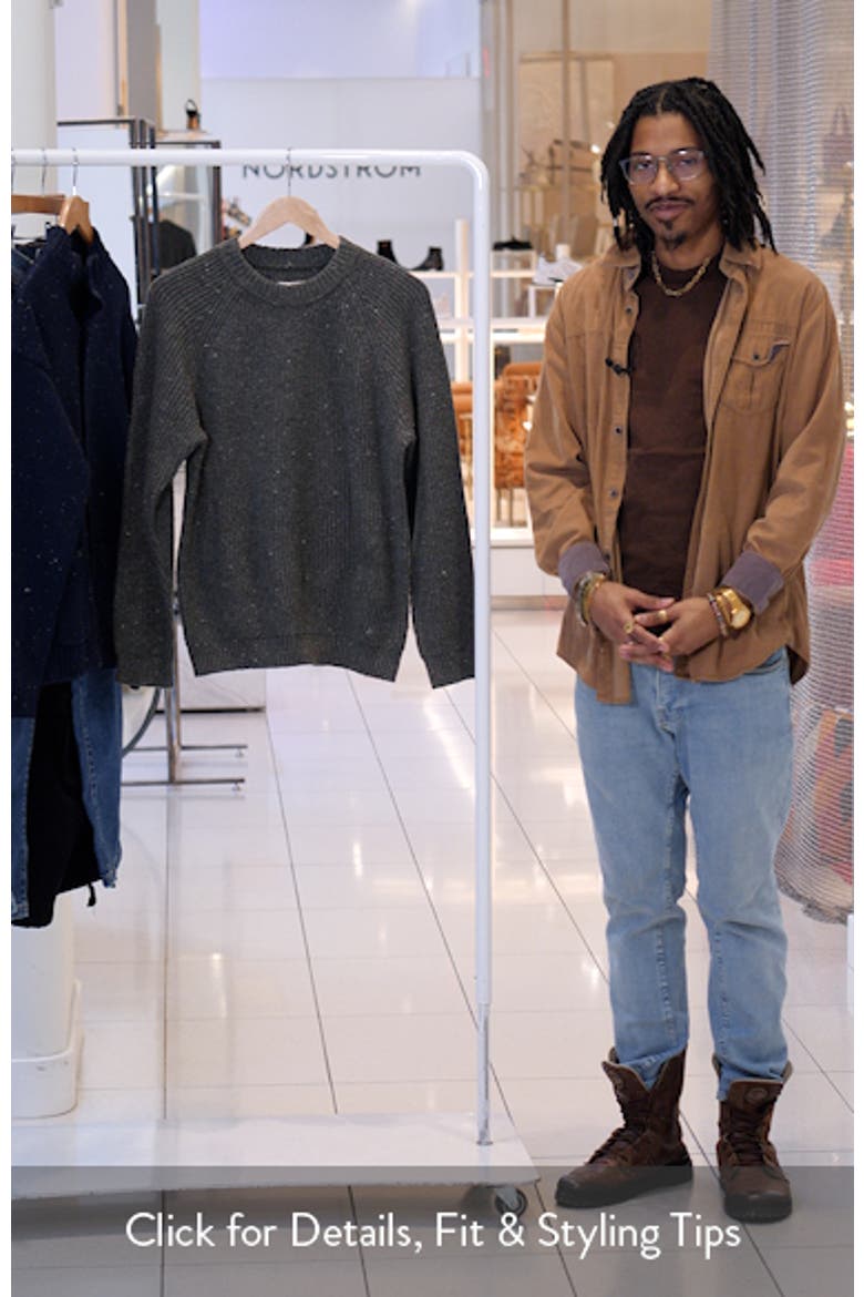 Inverness Rib Crewneck Sweater video
