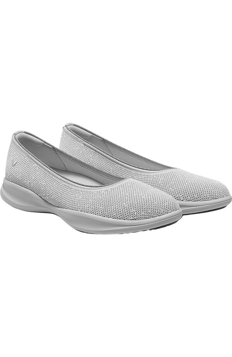 VIVAIA Water-Repellent Round-Toe All-Day Sneaker Flats, Main, color, Metallic Diamond