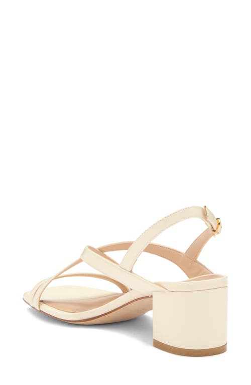Stuart Weitzman Oasis 50 Block Heel Sandal In Seashell