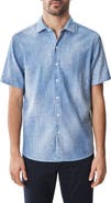 Robert Barakett Ferris Short Sleeve Woven Button-Up Shirt