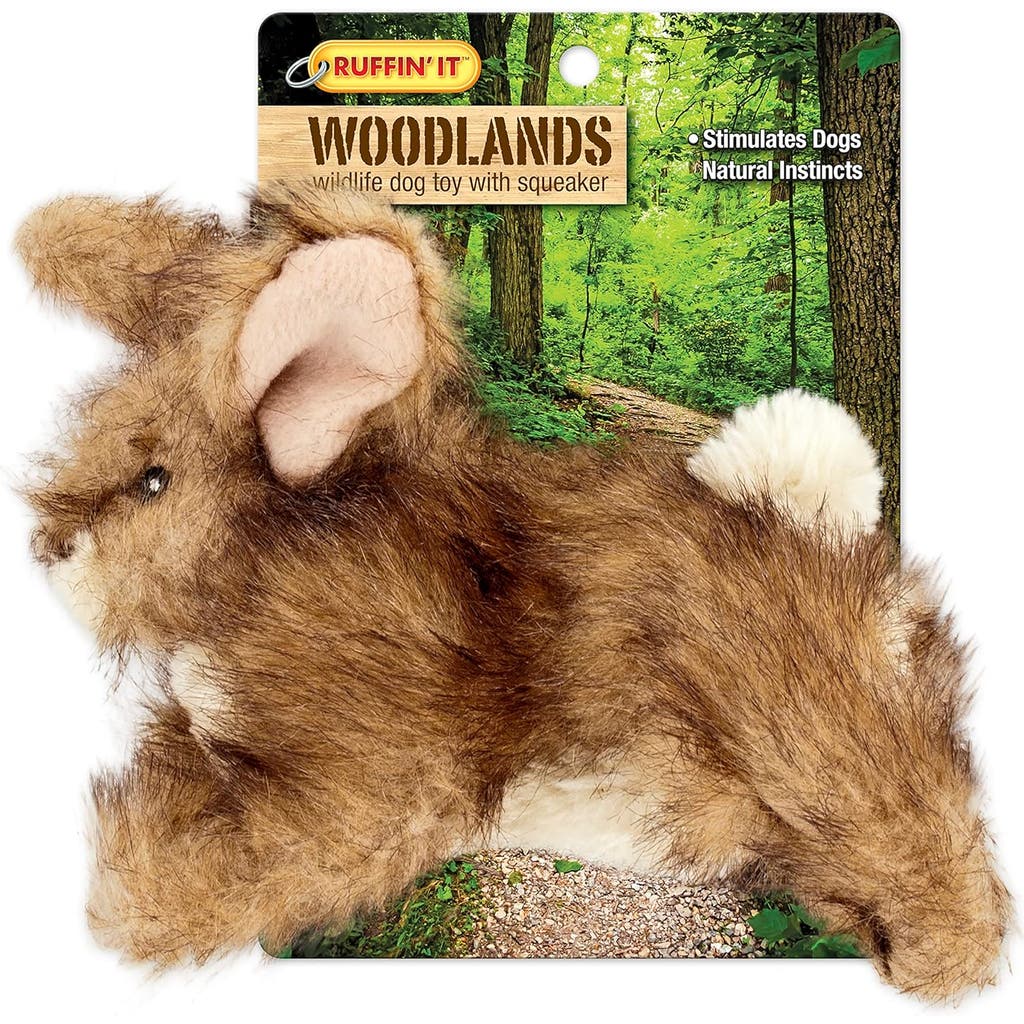 Ruffin' It Westminster Pet Woodlands Plush Dog Toy Rabbit in Brown  product