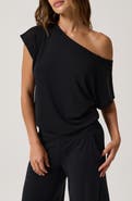 Spiritual Gangster Asha Off the Shoulder Jersey Top