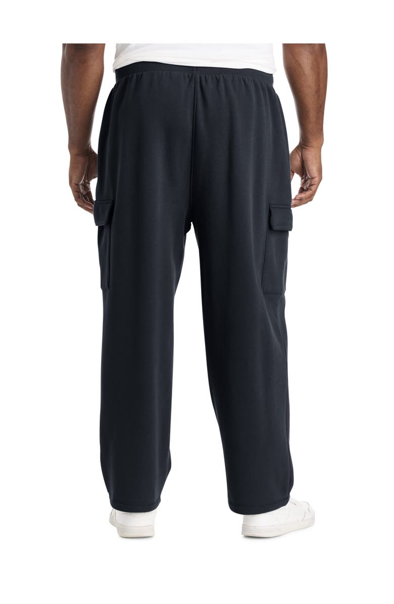 Reebok Big & Tall Performance Supersoft Cargo Sweatpants, Alternate, color, Black