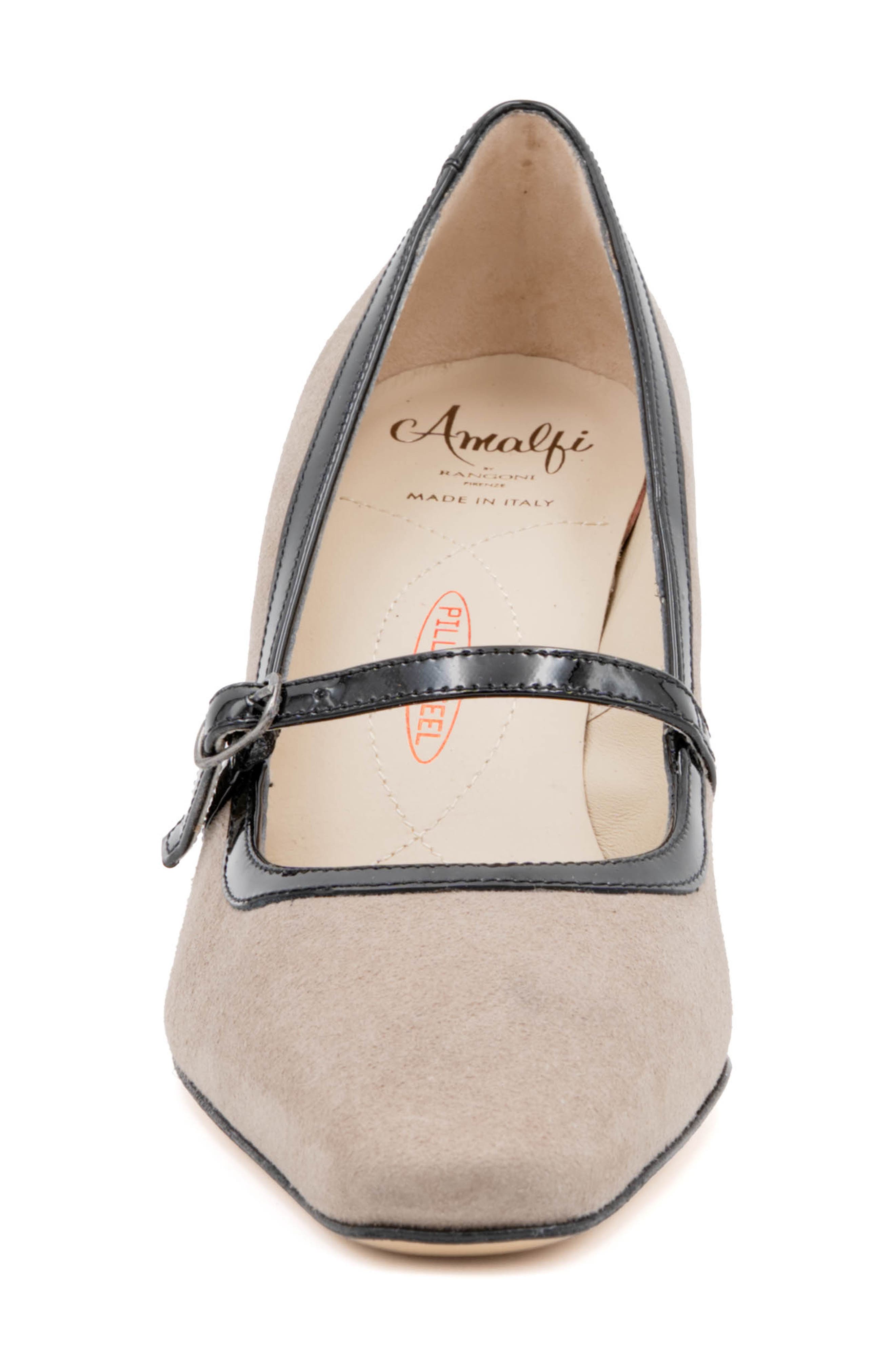 Flavio Mary Jane Pump, Alternate, color, OAT CASHMERE BLACK VERNICE