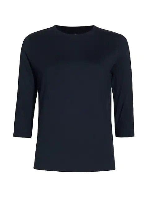 Soft Touch Semi Relaxed 3/4 Sleeve Boatneck