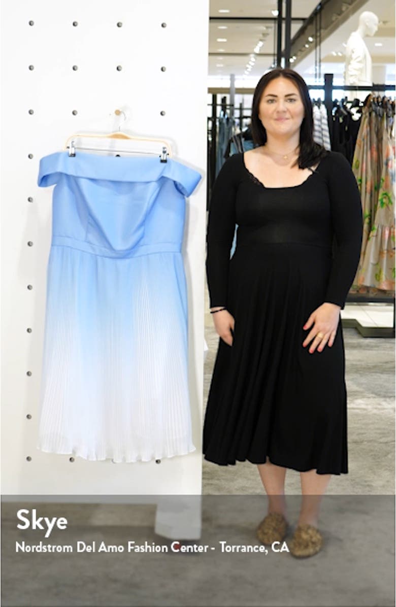 Curve Mireya Off the Shoulder Party Dress, sales video thumbnail