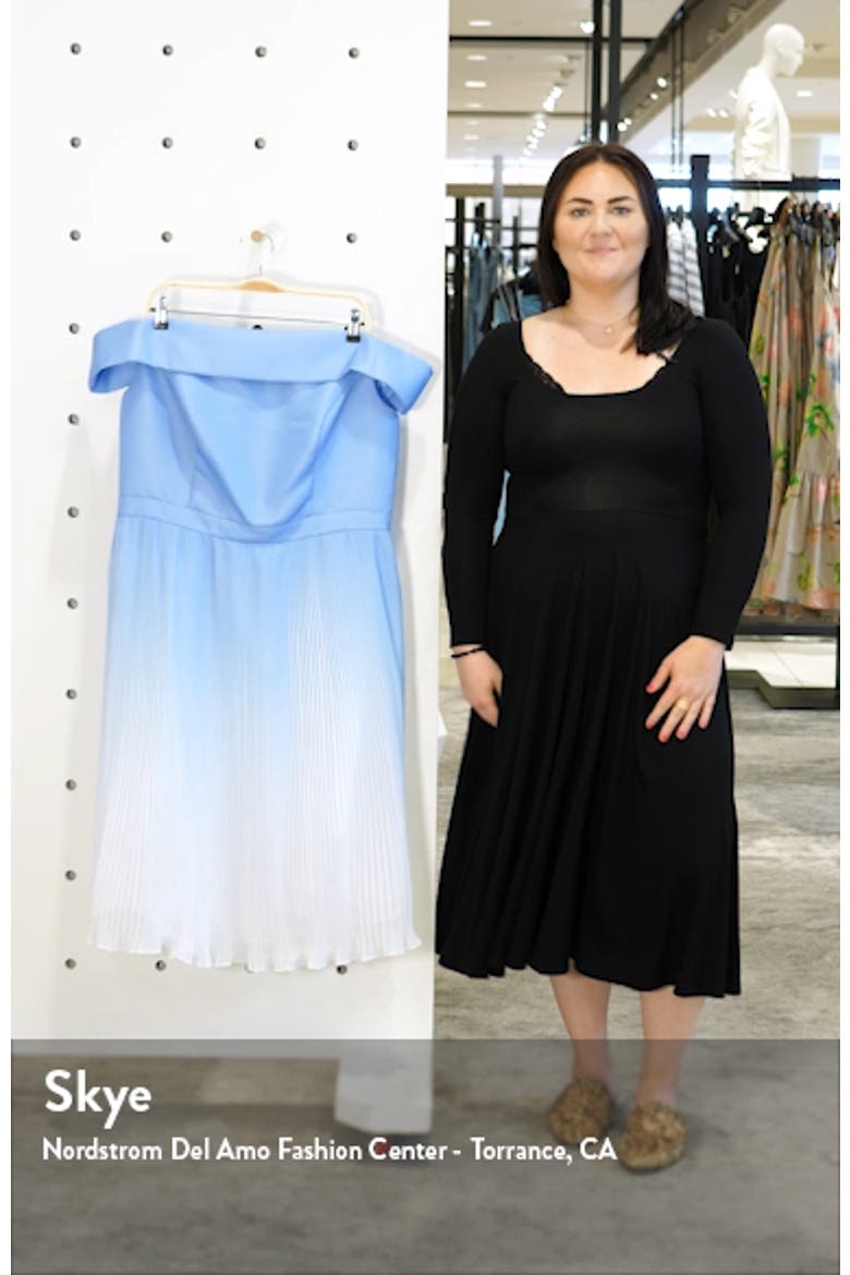 Curve Mireya Off the Shoulder Party Dress video