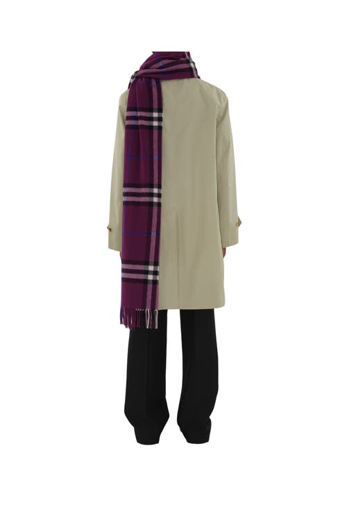 BURBERRY BURBERRY WIDE CHECK CASHMERE SCARF