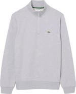 Lacoste Cotton Fleece Half Zip Pullover
