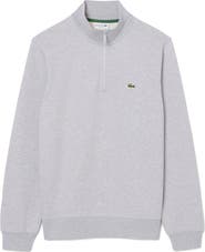 Lacoste Cotton Fleece Half Zip Pullover