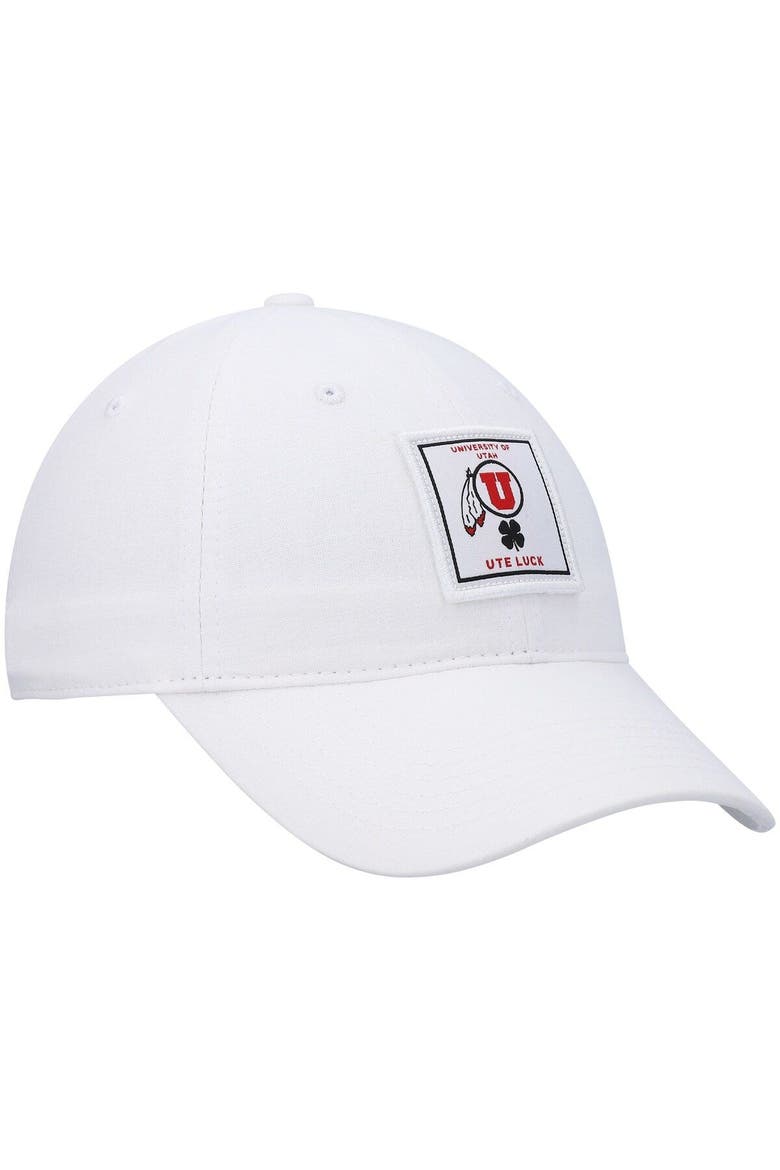 Men's White Utah Utes Dream Adjustable Hat, Alternate, color, White