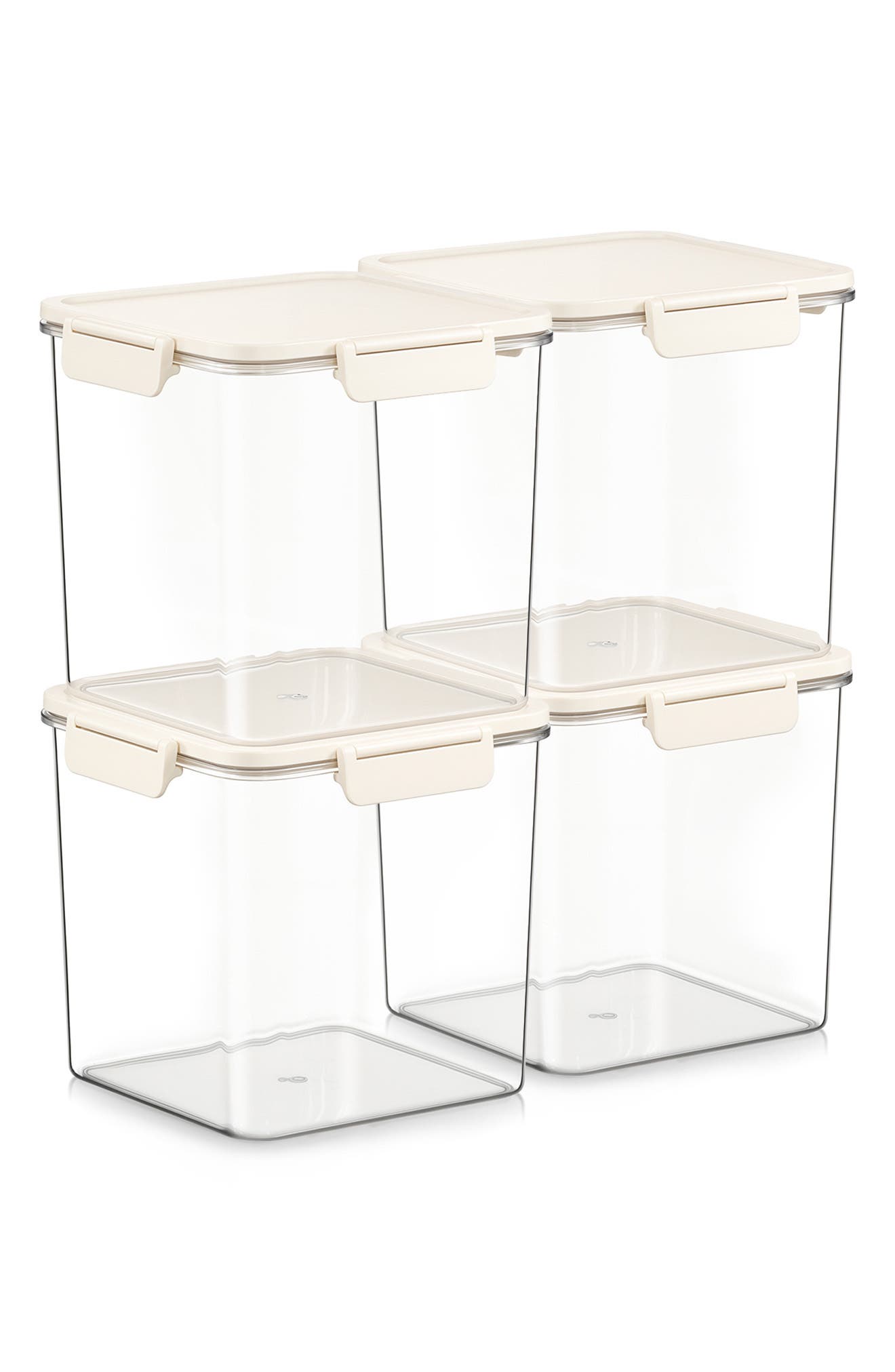 Set of 4 Airtight Food Storage Containers