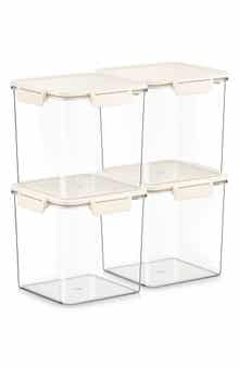 Set of 4 Airtight Food Storage Containers