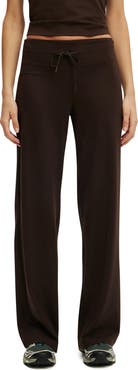 COTTON ON BODY Women's Active Ultra Soft Tie Front Wide Leg Pant