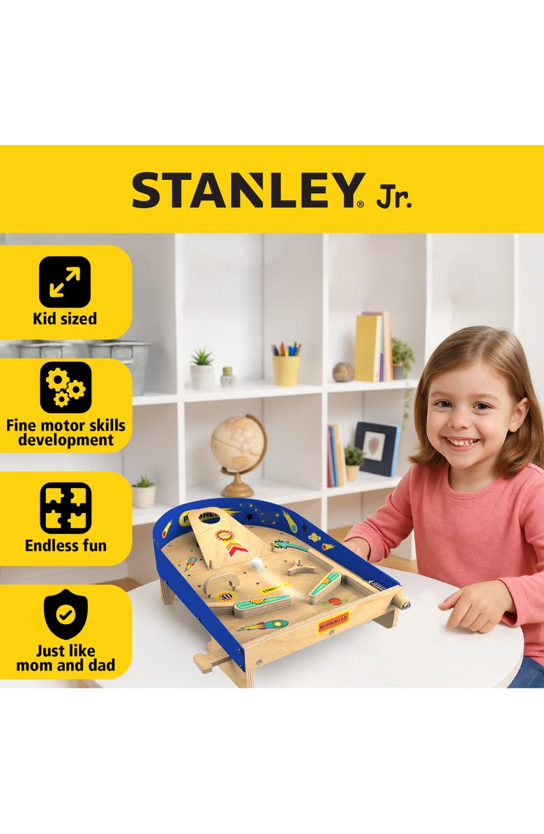 Stanley Jr. Pinball Machine Kit, Alternate, color, Multi Color
