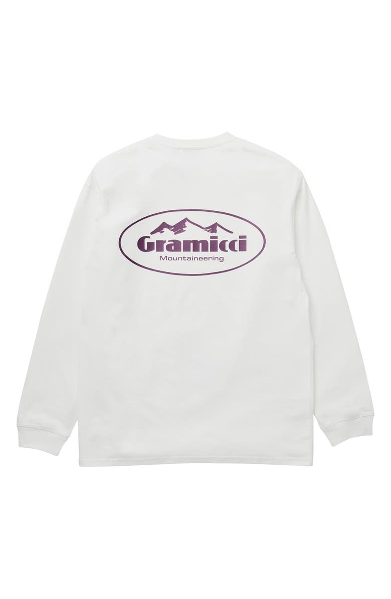 Gramicci Mountaineering Graphic Sweatshirt, Alternate, color, White