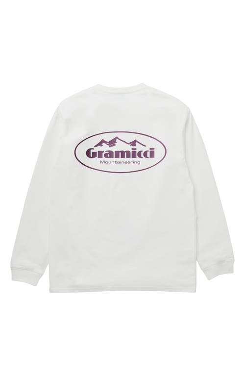 Gramicci Mountaineering Graphic Sweatshirt In White