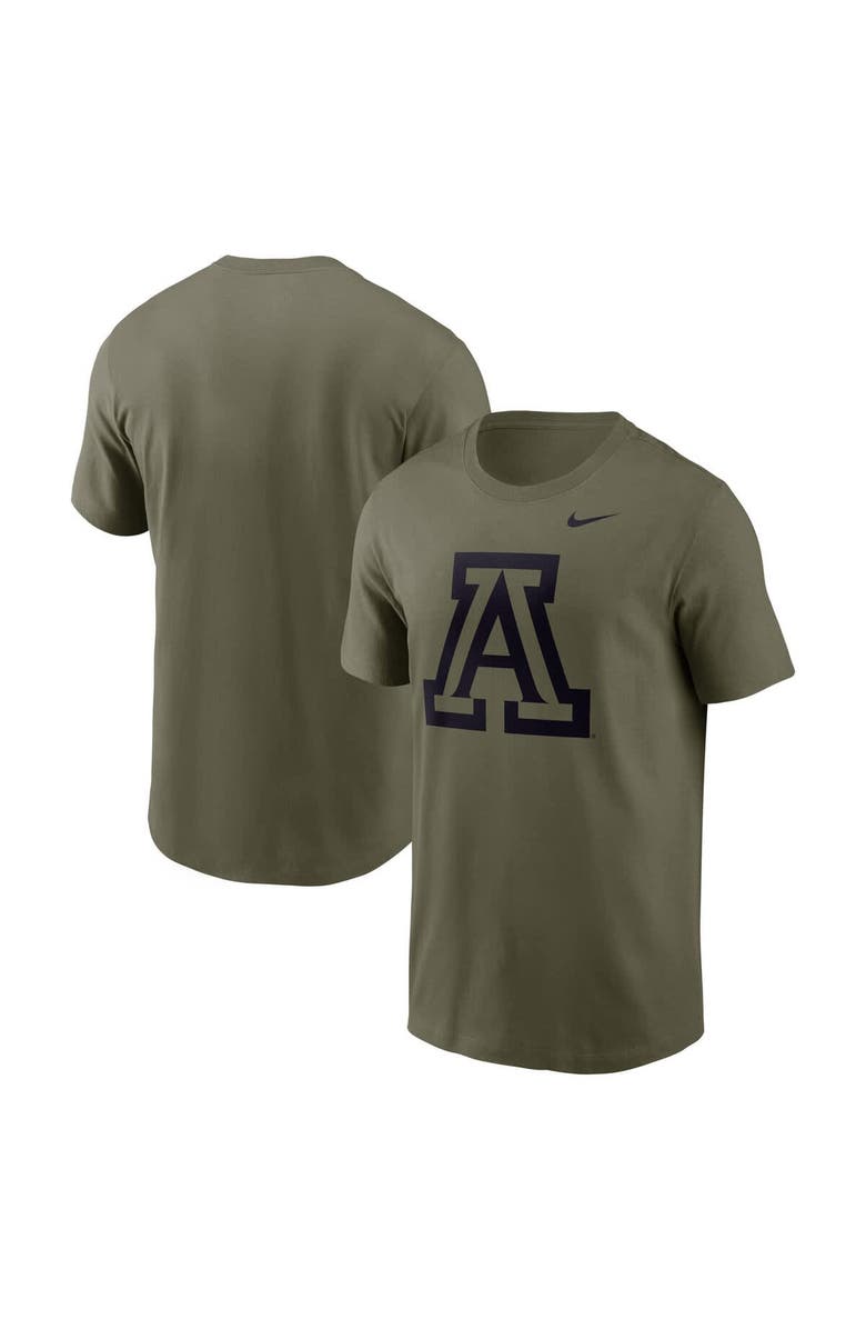 Nike Men's Nike Olive Arizona Wildcats Primetime Logo Performance T-Shirt, Alternate, color, Olive