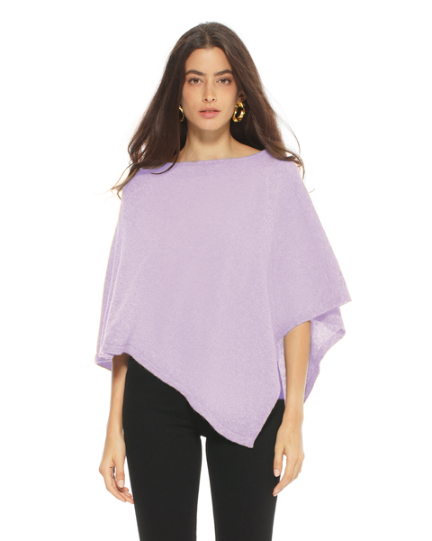Pure Cashmere Capelet Poncho
