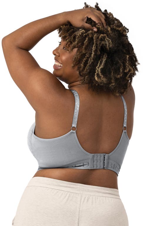 Kindred Bravely Busty Sublime Hands-free Pumping & Nursing Bra In Gray