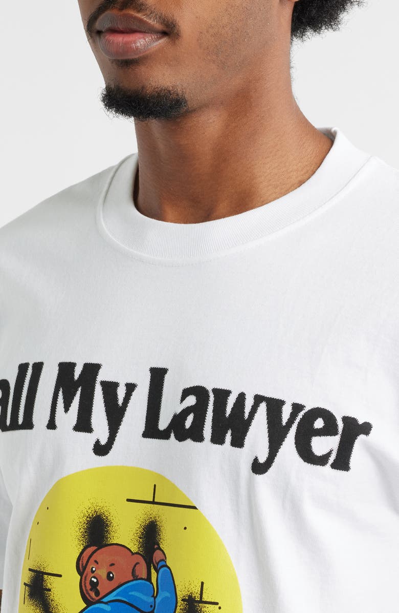 MARKET SMILEY<sup>®</sup> Cally My Lawyer Bear Graphic T-Shirt, Alternate, color, White