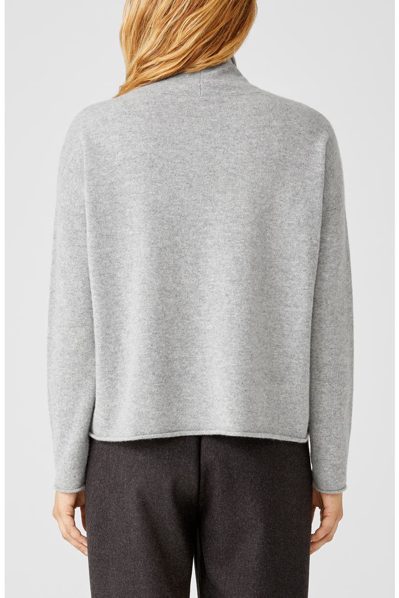 Boxy Turtleneck Sweater, Alternate, color, DARK PEARL