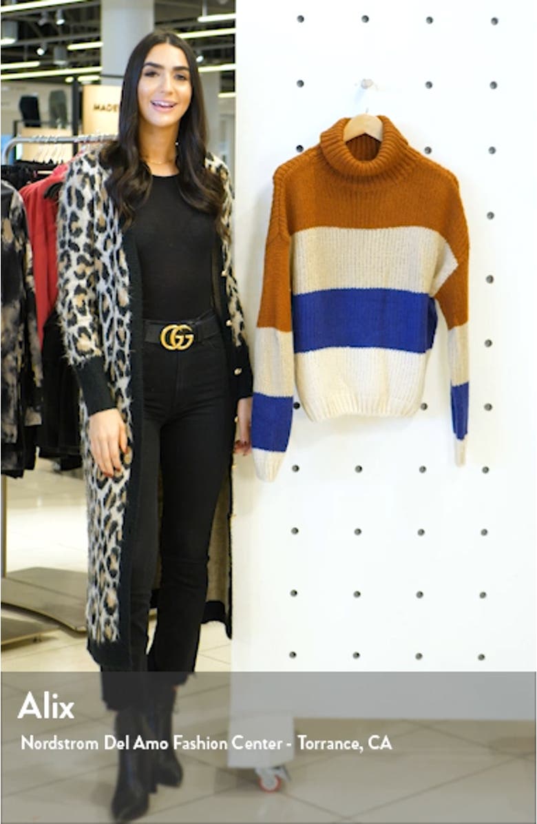 Stripe Turtleneck Sweater, sales video thumbnail