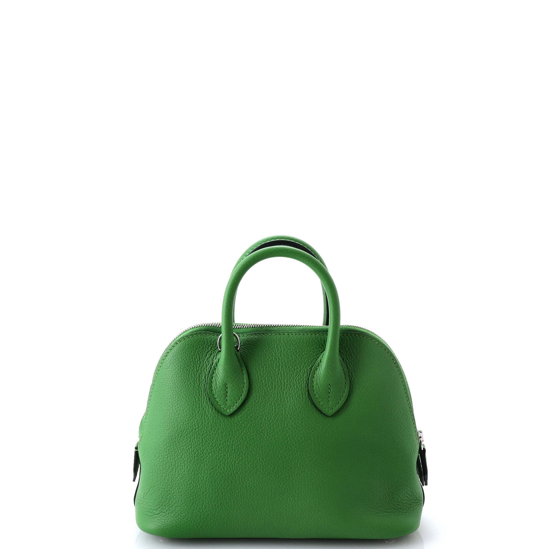 Pre-Owned Hermes Bolide 1923 Bag Verso Evercolor Mini, Alternate, color, Vert Yucca/Vert Criquet