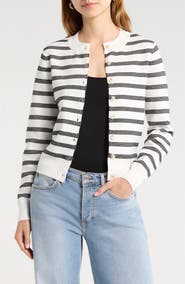 ASTR the Label Tawni Stripe Cardigan