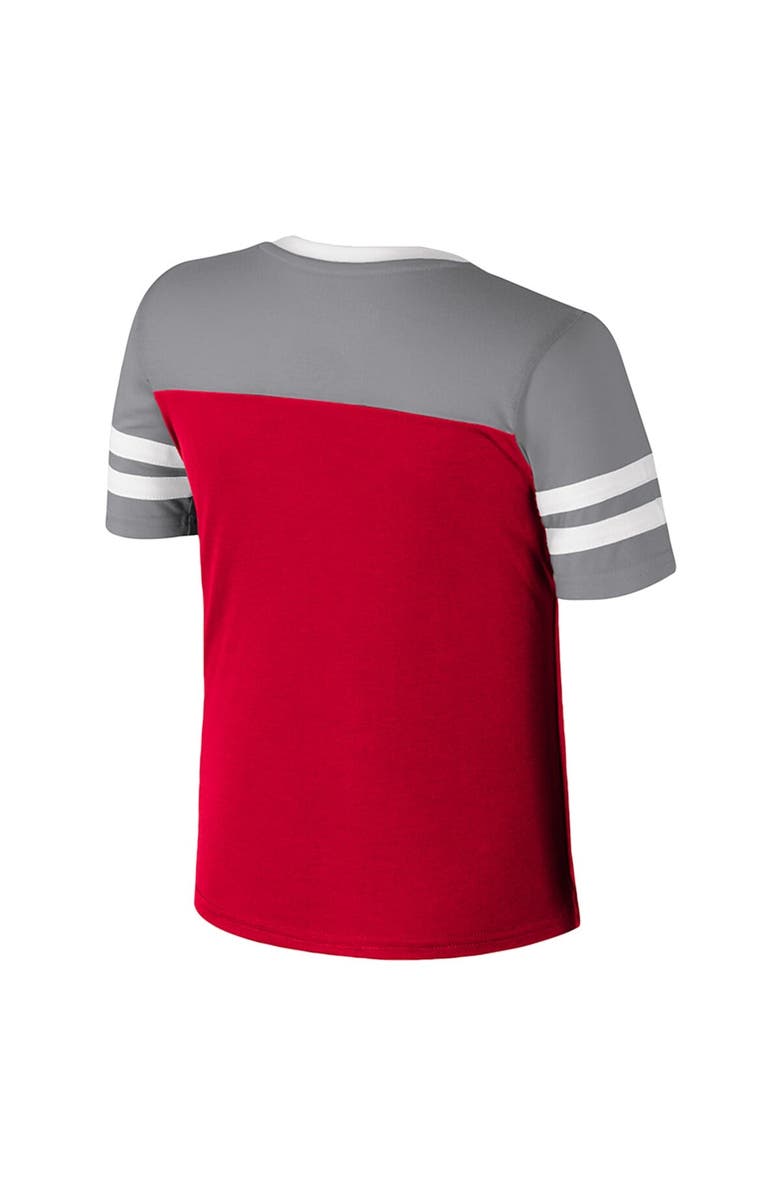 COLOSSEUM Girls Youth Colosseum Scarlet Ohio State Buckeyes Space Opera T-Shirt, Alternate, color, 