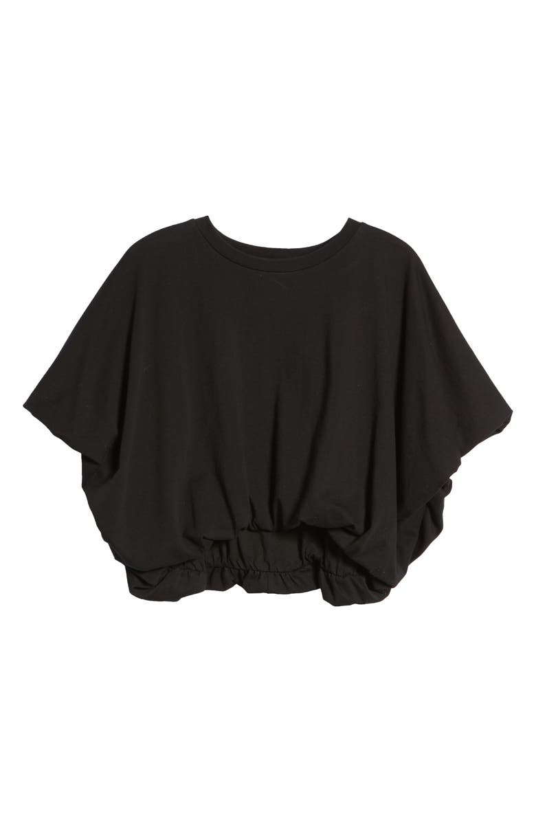 Grey Lab High/Low Crop T-Shirt, Alternate, color, 