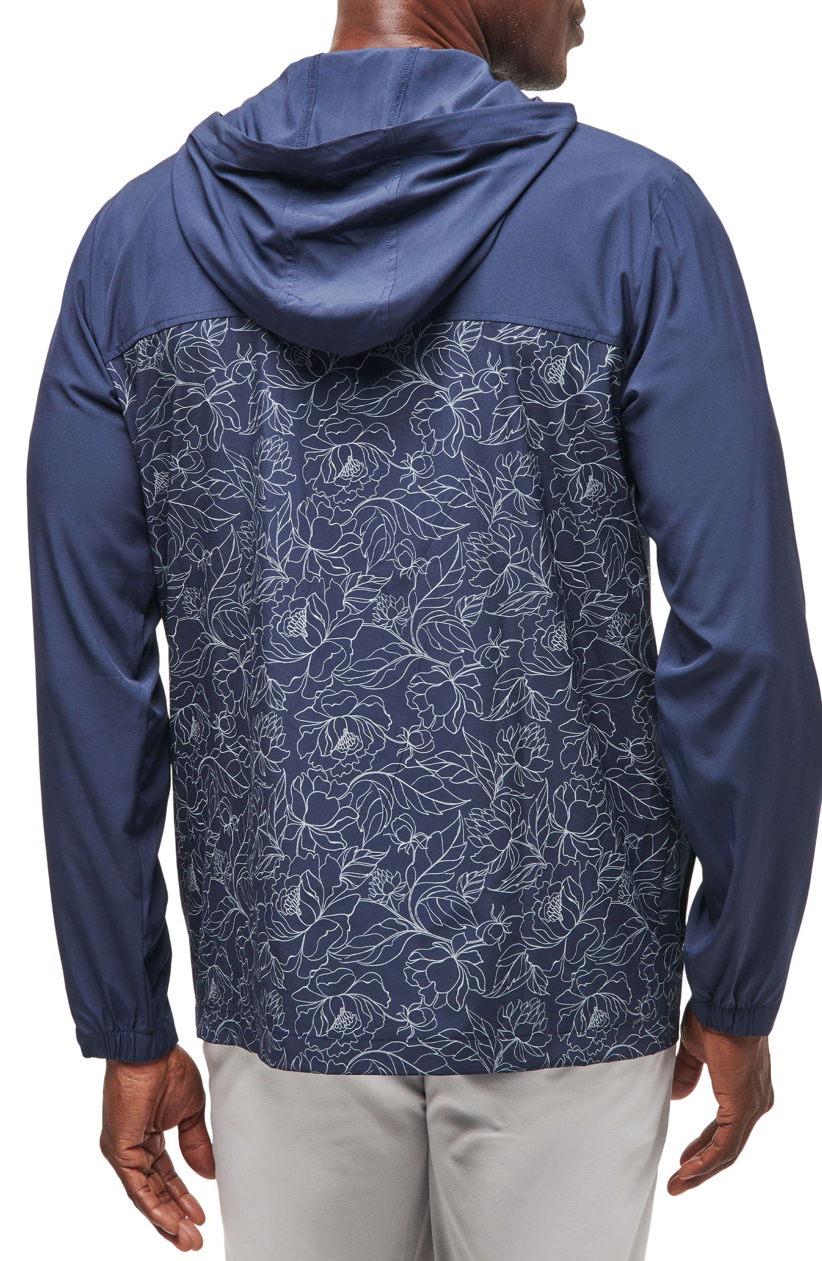 TravisMathew Blooming Orchid Colorbock Quarter Zip Hoodie (Men ...