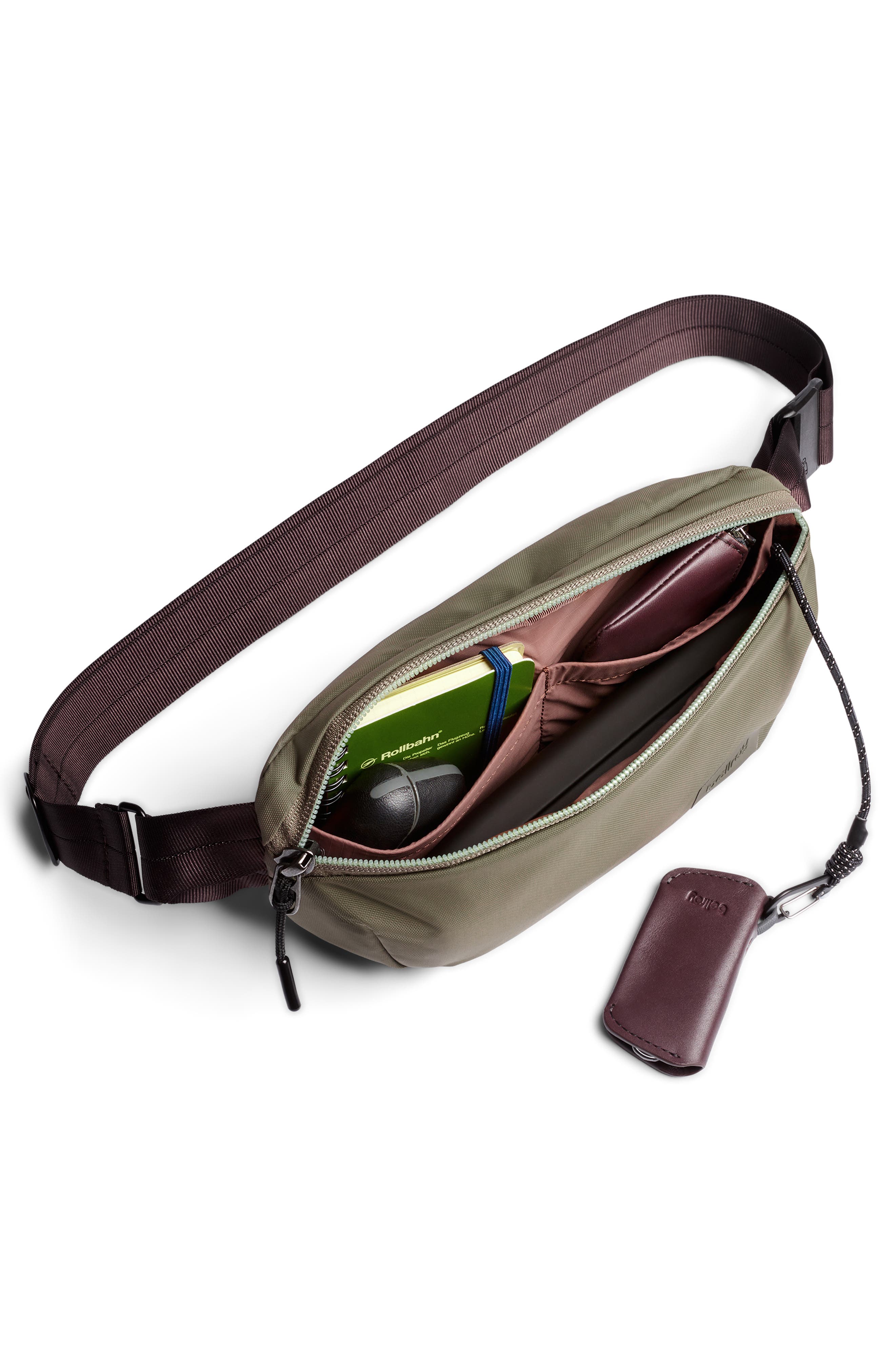 Bellroy Laneway Water Repellent Belt Bag, Alternate, color, Seakelp