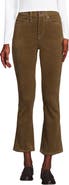 Lands' End High Rise Corduroy Kick Crop Pants