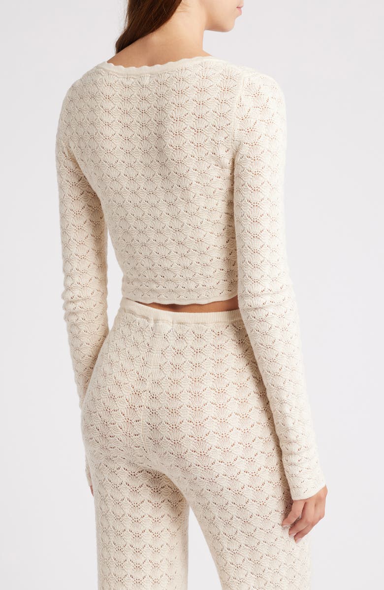 Florence by Mills Le Pointelle Cardigan, Alternate, color,